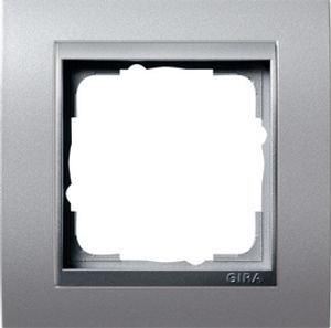 021136  - Frame 1-gang aluminium 021136