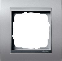 021136  - Frame 1-gang aluminium 021136