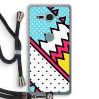 Pop Art #2: Sony Xperia XZ2 Compact Transparant Hoesje met koord