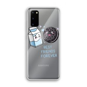 Best Friend Forever: Samsung Galaxy S20 Transparant Hoesje