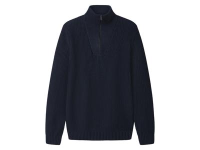 esmara Men Gebreide heren trui (Marineblauw, XL)