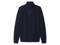 esmara Men Gebreide heren trui (Marineblauw, XL)