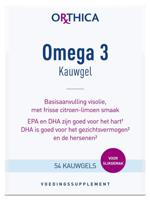 Orthica Omega 3 kauwgel (54 st)