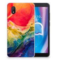 Smartphone hoesje Alcatel 1B (2020) Watercolor Dark