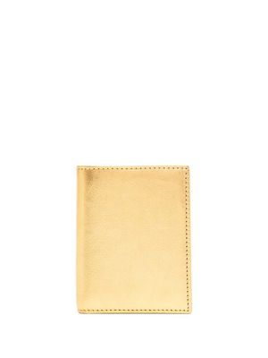 Comme Des Garçons Wallet porte-cartes à effet métallisé