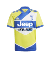Juventus Shirt 3rd 2021-2022 Junior Geel/Blauw - Maat 176 - Kleur: Geel | Soccerfanshop