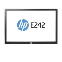 HP E242 - 24 inch - 1920x1200 - DP - HDMI - VGA - Zwart - thumbnail