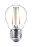 Philips Lighting 34776200 LED-lamp Energielabel E (A - G) E27 Kogel 2 W = 25 W Warmwit (Ø x l) 45 mm x 78 mm 1 stuk(s) - thumbnail