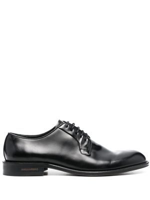 DSQUARED2 chaussures lacées à fini poli - Noir