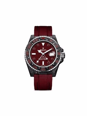 DiW (Designa Individual Watches) montre CET 'Q' Project 40 mm pre-owned - Rouge