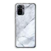 Witte marmer: Xiaomi Redmi Note 10 Pro Transparant Hoesje