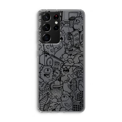Vexx Black City : Samsung Galaxy S21 Ultra Transparant Hoesje