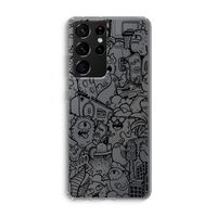 Vexx Black City : Samsung Galaxy S21 Ultra Transparant Hoesje