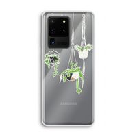 Hang In There: Samsung Galaxy S20 Ultra Transparant Hoesje