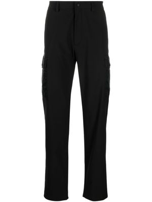 Moncler pantalon cargo à patch logo - Noir