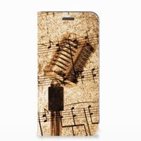 Motorola Moto E5 Play Stand Case Bladmuziek