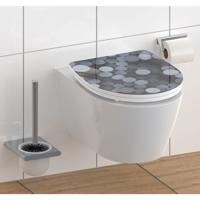 SCHÜTTE SCHÜTTE Toiletbril met soft-close quick-release hoogglans ROUND DIPS - thumbnail