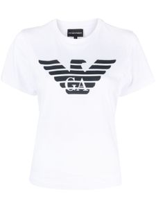 Emporio Armani logo-print short-sleeve T-shirt - Blanc