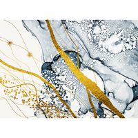 Inductiebeschermer - Abstract Schilderkunst - 30x52 cm - thumbnail