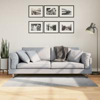VidaXL Vloerkleed iza laagpolig scandinavisch 80x150 cm grijs