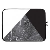 Combinatie marmer: Laptop sleeve 15 inch