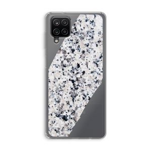 Gespikkelde marmer: Samsung Galaxy A12 Transparant Hoesje