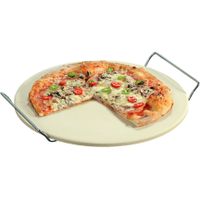 Ronde pizza steen 33 cm voor in de oven/op de BBQ   -