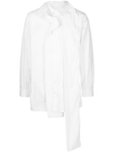 Yohji Yamamoto chemise à col détachable - Blanc