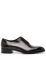 TOM FORD chaussures en cuir à lacets - Marron