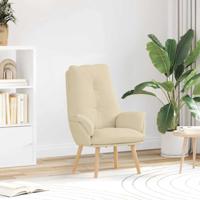 Fauteuil Crème 69 x 74 x 93 cm Sherpa Stof