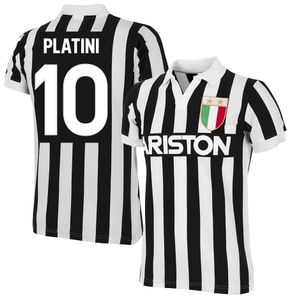 Juventus Retro Shirt 1984-1985 + Platini 10