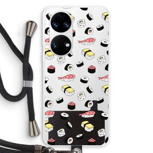 Sushi time: Huawei P50 Transparant Hoesje met koord