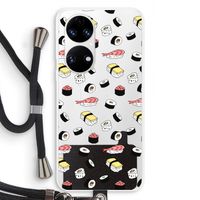 Sushi time: Huawei P50 Transparant Hoesje met koord