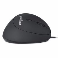 Perixx Perimice-519 Ergonomische muis USB Optisch Zwart 6 Toetsen 1600 dpi Ergonomisch - thumbnail