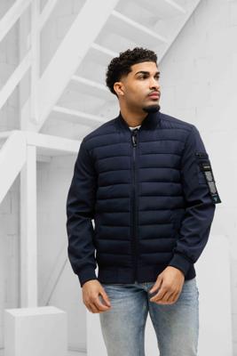 Pure Path Padded Soft Shell Jas Heren Donkerblauw - Maat M - Kleur: Donkerblauw | Soccerfanshop