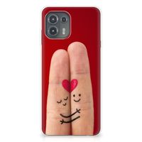 Motorola Edge 20 Lite Silicone Back Cover Liefde - Origineel Romantisch Cadeau