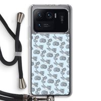 Poezen: Xiaomi Mi 11 Ultra Transparant Hoesje met koord