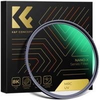 K&F Concept UV filter Nano X magnetisch 112mm - hoogwaardig Japans glas met 99,6% lichttransmissie