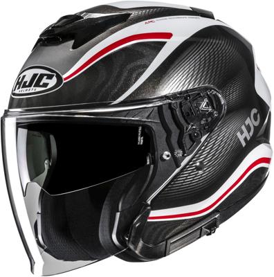 HJC i31 Depe, Jethelm of scooter helm, Zwart Rood