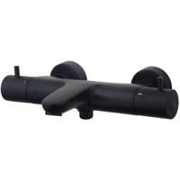 Wiesbaden Caral Mat Zwarte Thermostatische Badkraan