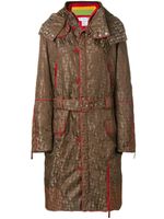 Christian Dior Pre-Owned manteau long à motif monogrammé - Marron - thumbnail