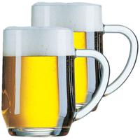 Arcoroc Bierglas - Set van 12x stuks - bierglazen - bierpullen - 560 ml - hardglas