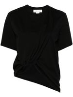 Victoria Beckham t-shirt à détail torsadé - Noir - thumbnail