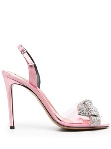 Alexandre Vauthier sandales 105 mm à détail de nœud - Rose