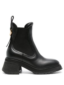 Moncler bottines chelsea Gigi 70 mm - Noir