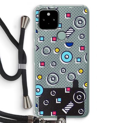 8-bit N°9: Pixel 5 Transparant Hoesje met koord