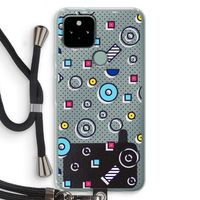 8-bit N°9: Pixel 5 Transparant Hoesje met koord