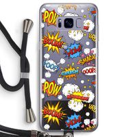 Pow Smack: Samsung Galaxy S8 Transparant Hoesje met koord