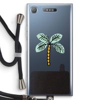 Palmboom: Sony Xperia XZ1 Transparant Hoesje met koord Palmboom: Sony Xperia XZ1 Transparant Hoesje met koord