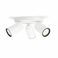 Philips OpbouwspotPongee 3-lichts wit - 5058331PN